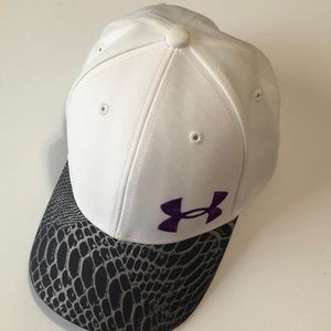 Youth Under Armour White Baseball Cap
